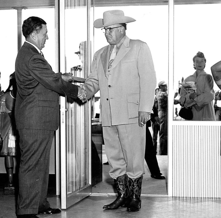 Joe Dahlem opens Indian Trail Square in 1957